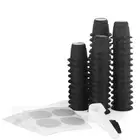 Coffee Capsule Filter Espresso Pod with 20x Lid for Nespresso