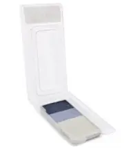 AVEDA Petal Essence Eye Shadow #998 AZURE RAIN Trio $27 Blue Silver White NEW