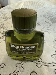 Vintage Mennen Skin Bracer After Shave Cologne Wild Moss 3.5 Item A2
