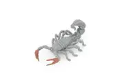 Scorpion, Gray, Fat-tailed, Rubber Toy Animal, Realistic, Model, Gift, 3" F3124