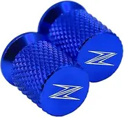 xinjiedianzi Compatible with Z900 Z800 Z750 Z1000 Z650 Z400 ZX10R ZX6R Z900RS Z1000SX ZH2 Motorcycle Wheel Tire Parts Valve Stem Caps Cover(Blue)