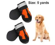 Dog Boots, Outdoor Waterproof Dog Boots with Reflective Strip