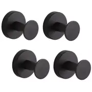 Bath Towel Hooks4 Pack SUS304 Stainless Steel Robe Coat Robe Clothes Hook，Hea...