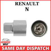 LOCKING WHEEL MASTER SECURITY NUT BOLT REMOVER KEY SOCKET N FOR RENAULT