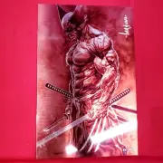 "Adamantium Ronin" Blood Metal Edition Wolverine Homage Raw Comic Victor Garduno