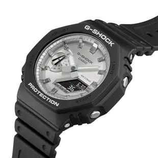 CASIO 卡西歐 G-SHOCK 2100八角金屬光手錶(GA-2100SB-1A)