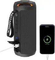 NOTABRICK Bluetooth Speaker, 40W DSP Wireless IPX7 Waterproof Deep Bass