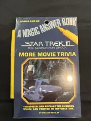 Magic Answer Book Star Trek III The Search for Spock - Movie Trivia 1984 New