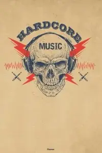 在飛比找博客來優惠-Hardcore Music Planner: Skull 