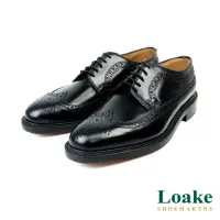 在飛比找momo購物網優惠-【Loake】經典雕花紳士德比鞋 黑色(LK055-BL)