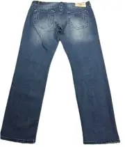 True Religion Jeans Mens 36x32 (fits 38x32) Geno Relaxed Slim Blue Denim NWT