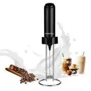 Rechargeable Electric Milk Frother Handheld, Coffee Frother with USB C Chargi...