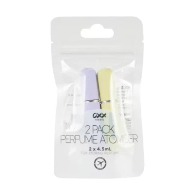 OXX Travel 2 Pack Perfume Atomiser Portable Refillable Bottle Scent Pump Spray
