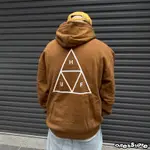 ONESSTORE | HUF TRIPLE TRIANGLE PULLOVER HOODIE "BROWN"