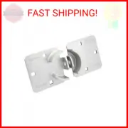 Master Lock Chrome Hasp Lock, Heavy Duty Hidden Shackle Lock and Hasp, Solid Ste