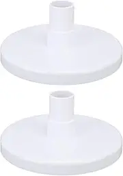 Pool Vacuum Plate 2 Pack Durable Plastic Skimmer Vacuum Plate Compatible with 513330 Hayward SP1091WM for Swimming Pools and Spas 6.3in Bottom Width 1.2in Connection Diameter