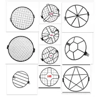 在飛比找蝦皮購物優惠-燈罩 大燈  烤肉網 大燈護網 大燈護片 大燈 頭燈 金屬 