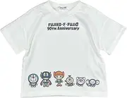 I'm Doraemon(アイム ドラえもん) I Doraemon Fujiko F Fujio 90th Anniversary T-Shirt Baby, White (Off-White)