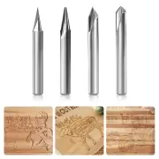Engraving CNC Wood Carving Router Bit 1/4 Shank 15°/20°/60°/90&#1