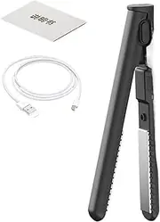 Hair Straightener and Curler 2 in 1 | Travel Flat Iron for Hair | USB Charging Curling Wand & Flat Iron Hair Tool for Short and Long Hair