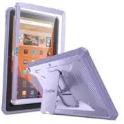 Shockproof Case for All-New Fire HD 10 Tablet (13th Generation Lilac Purple
