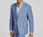 Ben Sherman Men's Blue Skinny-Fit Stretch Suit Jacket Size 40S