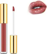 Positivte3c Lipstick, Positive Lipstick, Positive Metallic Liquid Diamond Glitter Lipstick, Positivte3c Lip Gloss, Liquid Diamond Glitter Lipstick, No Smudge Matte Liquid Lipstick Lip Color (D03)