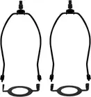 Lamp Shade Harps Holder Adjustable Kit - 8 9 10 Inch with E26 UNO Light Base Set