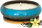 Scented Candles - 3 Wicks Large Vanilla Candle for Home Scented, 17 oz Aromatherapy Candle Gifts for Women, Decorative Natural Soy Candles with Long Lasting for Mother's Day Birthday Anniversary