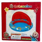 BESTWAY COCOMELON INFLATABLE SHADED BABY POOL 39.4x39.4x26"