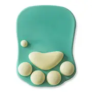 Mouse Pad Soft Cat Paw Mouse Pad Wrist Rest Non-slip Support Comfort Silicon Memory Foam Gaming Ergonomic Mouse Mat For Computer