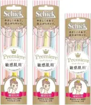 Schick 3 Pieces x 2 pcs Premier Sensitive Skin L Dispo 3 Pieces x 1 pack