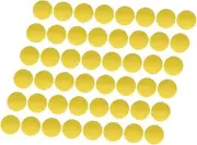 ERINGOGO 48pcs Playing Launch Balls Launch Ball for Party Yellow Foam