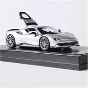 Scale Finished Model Car 1:64 Scale for Ferrari SF90 Die Casting Alloy Car Model Replica Static Collection Car Decoration Die-cast Vehicle