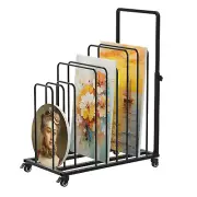 Art Drying Rack with Handle For Classroom Canvas Rack Art Storage Metal Rack AU