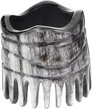 BELLIFFY Material Massage Comb Wide Tooth Hair Comb Horn Comb for Scalp Random Color