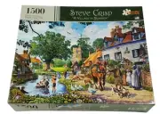 Papercity Puzzles 1500 Piece Jigsaw Puzzle A Village In Summer Steve Crisp