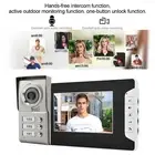 Apartment 3 Units Wired Video Door Phone Audio Visual Doorbell Intercom Entr FTD