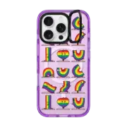 iPhone 16 Pro Impact Ring Stand Case MagSafe Compatible Pride Yoga