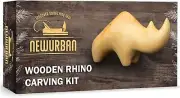 Wood Carving Kit for Beginners Whittling kit with Rhino Linden Woodworking