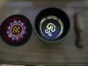 OM Singing bowl meditation Healing Chakra yoga Copper om mane padme hum