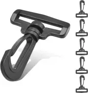 12PCS Plastic Swivel Snap Hook Clips for Purse, 1-1/2 Inch Rotary Swivel Clasp S