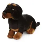Dachshund Dog soft plush toy 7"/18cm by Living Nature NEW