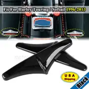 Black Saddlebag Rear Trailing Edge Tip Trim For Harley Road Tri Glide FLTR 96-13
