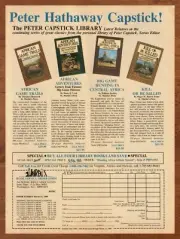 1989 Peter Capstick Library Vintage Print Ad/Poster Outdoors Teddy Roosevelt Art