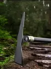 Manganese steel gold prospecting pick hiking camping gardening hoe shovel