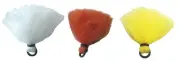 Anglers Accessories Poly Vee Rubber O-Ring Yarn Strike Indicators 3 Pack