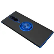 Case for Oneplus 7T Transparent Soft Shell Magnetic Metal Ring Stand Protection Case Cover Funda Caphina