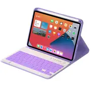 Keyboard Case iPad Mini 6 Wireless Magnetic Detachable Backlight Keyboard-Light Purple