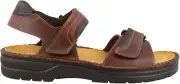 NEW $180 MEN'S SZ 13 (44EU) NAOT LAPPLAND LEATHER BACKSTRAP Scandinavian SANDAL